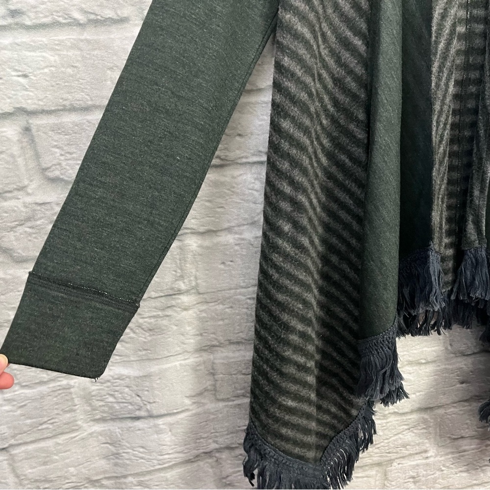 Anthropologie Saturday/Sunday Elise Green Blanket Cardigan Size XS OB367241. - Picture 9 of 11